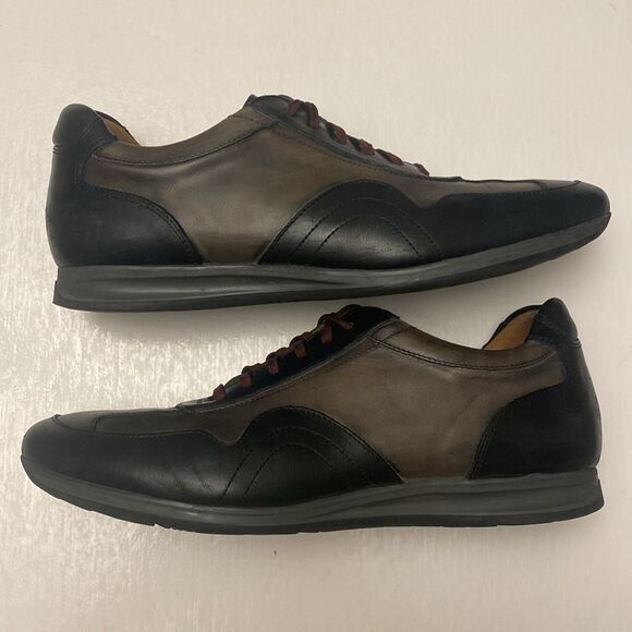 PAUL FREDRICK Men’s Leather Sneakers with Leather Lining and Cushioned Insole 8 - Picture 10 of 11